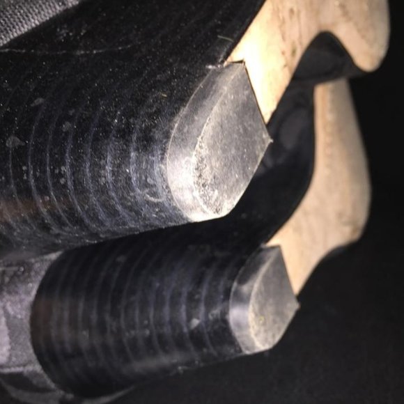 GENTLY USED Coach Black Wedges size 8.5M - Picture 4 of 6